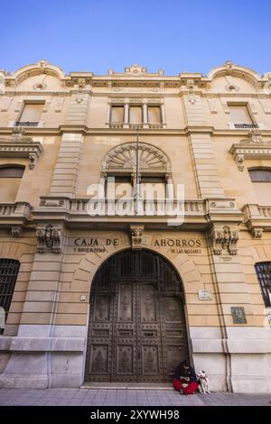 Caja de Ahorros y Monte de Piedad de Baleares, 1906, Gaspar Bennazar architect, Ramon Llull Street, Palma, Maiorca, Isole Baleari, spagna Foto Stock