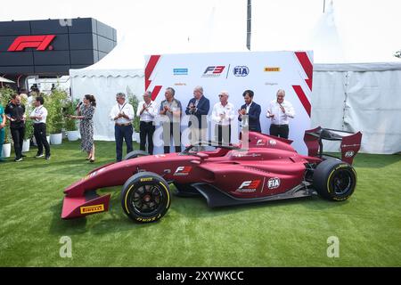 Monza, Italie. 31 agosto 2024. Durante il decimo round del Campionato FIA di Formula 3 2024 dal 30 agosto al 1 settembre 2024 sull'autodromo Nazionale Monza, a Monza, Italia - Photo Eric Alonso/DPPI Credit: DPPI Media/Alamy Live News Foto Stock