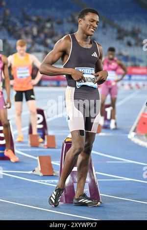 Stadio Olimpico, Roma, Italia. 30 agosto 2024. 2024 Rome Golden Gala Diamond League Athletics; SAMUKONGA, Muzala 400m Men Credit: Action Plus Sports/Alamy Live News Foto Stock