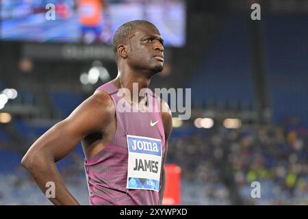 Stadio Olimpico, Roma, Italia. 30 agosto 2024. 2024 Rome Golden Gala Diamond League Athletics; JAMES, Kirani 400m Men Credit: Action Plus Sports/Alamy Live News Foto Stock