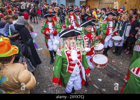 COLONIA, GERMANIA, 3 marzo: Partecipanti alla sfilata di Carnevale del 3 marzo 2014 a Colonia, Germania, Europa Foto Stock