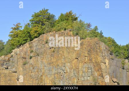 L'alta pietra dei monti Koenigshainer Foto Stock