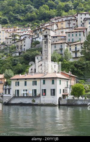 Il pittoresco villaggio di Careno sul Lago di Como, Italia settentrionale Foto Stock