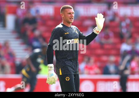 Nottingham, Regno Unito. 31 agosto 2024. Nuovo ingaggio di Sam Johnstone dei Wolverhampton Wanderers durante la partita di Nottingham Forest FC contro Wolverhampton Wanderers FC English Premier League al City Ground, Nottingham, Inghilterra, Regno Unito il 31 agosto 2024 Credit: Every Second Media/Alamy Live News Foto Stock