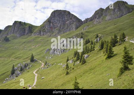 Il Rotwand sulle montagne di Mangfall (Alpi Bavaresi) Foto Stock