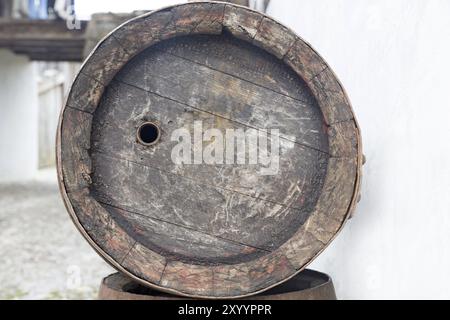 Il vecchio Barile di legno, vista dall'alto Foto Stock