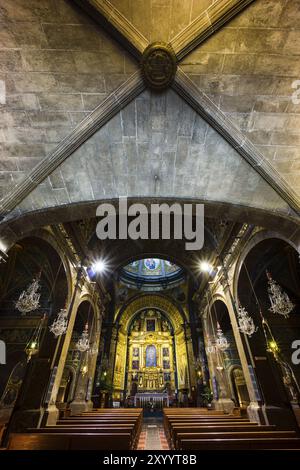 Basilica, Santuario de Lluc, siglo XVII, Escorca, Sierra de Tramuntana, Maiorca, Isole baleari, spagna Foto Stock