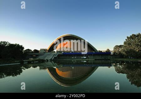 Berlino Casa delle culture mondiali a Tiergarten, Germania, Europa Foto Stock