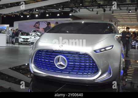 Francoforte, Germania. 12 settembre 2017. Meercedes Benz Vision Tokyo, concept car per la guida autonoma, presentata al 65° IAA International Motor Sho Foto Stock