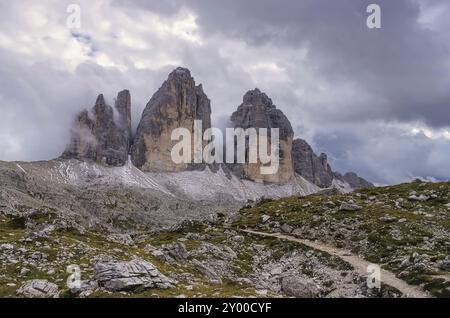 Three Peaks, tre Cime di Lavaredo 01 Foto Stock