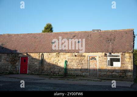 Vecchi cottage, Heddon-on-the-Wall, Northumberland, Inghilterra, Regno Unito Foto Stock