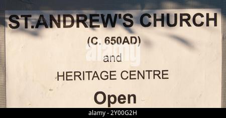 St. Andrew's Church, Heddon-on-the-Wall, Northumberland, Inghilterra, Regno Unito Foto Stock