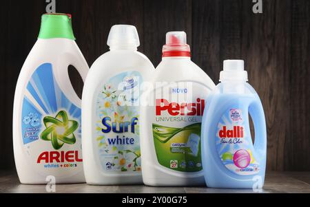 Sebbene l'industria mondiale del sapone e dei detergenti comprenda circa 700 aziende, rimane altamente concentrata con le prime 50 aziende che detengono quasi 90 pe Foto Stock