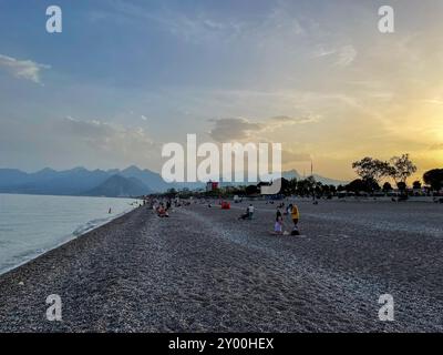 Antalya, Turchia, Türkiye, porto nella città vecchia di Kaleici Foto Stock