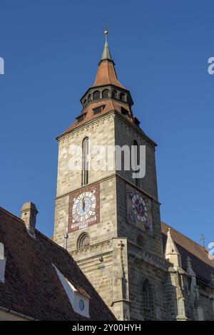 BRASOV, TRANSILVANIA/ROMANIA, 20 SETTEMBRE: Veduta della Chiesa Nera a Brasov Transilvania Romania il 20 settembre 2018 Foto Stock