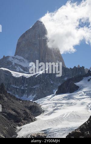 Monte Fitz Roy in argentina Foto Stock