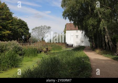 Lode Mill nei terreni di Anglesey Abbey, Lode, Cambridge, Cambridgeshire, Regno Unito Foto Stock