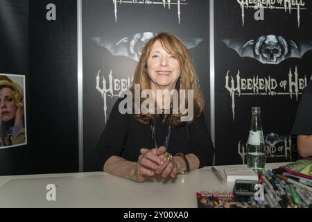 Duesseldorf-NEUSS, GERMANIA, 2 novembre 2019: Gaylen Ross (*1950, attrice americana, produttore di documentari, Dawn of the Dead (1978) al Weekend of Foto Stock