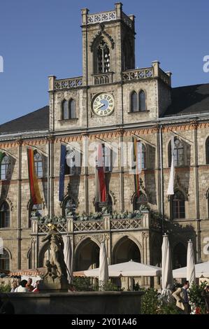 Il municipio di Weimar sulla piazza del mercato Foto Stock