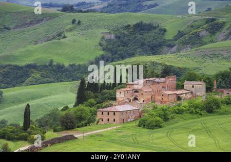 Villaggio toscano 07 Foto Stock