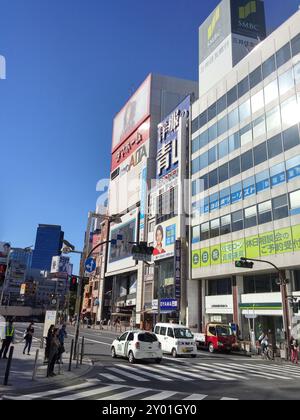 Tokyo, Shibuya City, Sakuragaokach, Giappone - 13 ottobre 2014: Shibuya Ward è un quartiere speciale situato nella parte occidentale di Tokyo, Giappone. Foto Stock