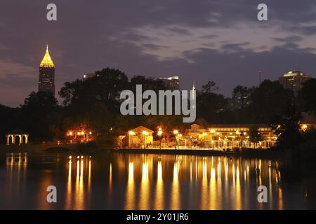 Skyline di atlanta, georgia, stati uniti Foto Stock