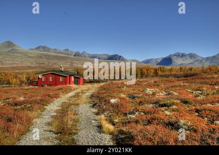 Parco nazionale di Rondane in Norvegia, in autunno Foto Stock