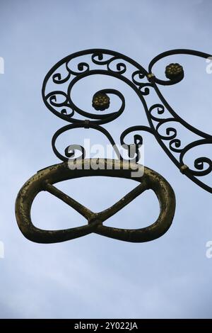 A Bacharach, sul Reno Foto Stock