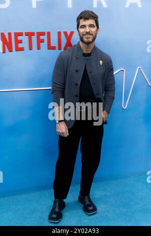 Alfonso Bassave partecipa al Photocall "respiro" al Cine Callao di Madrid. Foto Stock