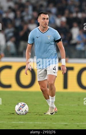 30 ago 2024, Stadio Olimpico, Roma, Italia; Gala d'Oro Diamond League Athletics;Patric delle SS Lazio Foto Stock