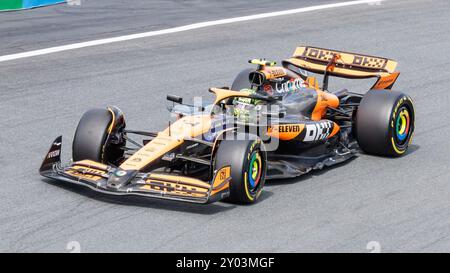 Zandvoort, Niederlande. 25 agosto 2024. Lando Norris (GBR, McLaren), 25.08.2024, Zandvoort (Niederlande), Motorsport, Formel 1, Großer Preis der Niederlande 2024 crediti: dpa/Alamy Live News Foto Stock