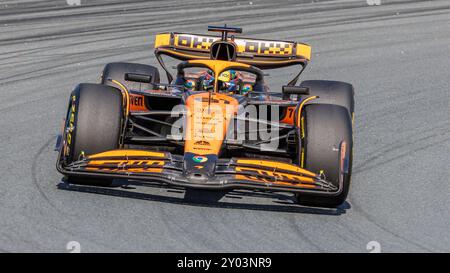 Zandvoort, Niederlande. 25 agosto 2024. Oscar Piastri (AUS, McLaren), 25.08.2024, Zandvoort (Niederlande), Motorsport, Formel 1, Großer Preis der Niederlande 2024 crediti: dpa/Alamy Live News Foto Stock