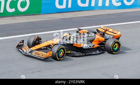 Zandvoort, Niederlande. 25 agosto 2024. Oscar Piastri (AUS, McLaren), 25.08.2024, Zandvoort (Niederlande), Motorsport, Formel 1, Großer Preis der Niederlande 2024 crediti: dpa/Alamy Live News Foto Stock