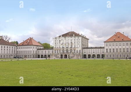 Parco del castello di nymphenburg a monaco Foto Stock