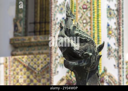 Guardia al palazzo reale di Bangkok, Thailandia, Asia Foto Stock