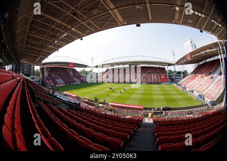 Utrecht, Paesi Bassi. 1 settembre 2024. UTRECHT, 01-09-2024, Galgenwaard Stadium, stagione 2024/2025, Eredivisie olandese Football. Crediti: Pro Shots/Alamy Live News Foto Stock