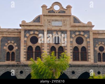 Medina, Arabia Saudita, giugno 28 2024: La ferrovia Hejaz, turco ottomano, era una ferrovia a scartamento ridotto che correva da Damasco a Medina, attraverso l'Hejaz Foto Stock