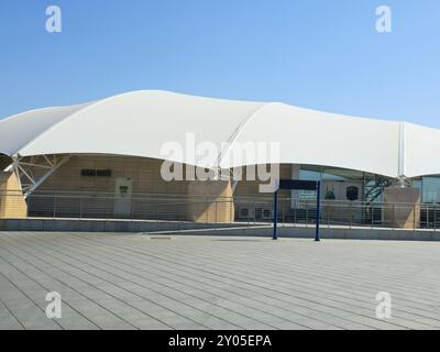 Medina, Arabia Saudita, giugno 29 2024: L'aeroporto internazionale del principe Mohammad Bin Abdulaziz o l'aeroporto di Medina, a Madinah, gestisce i voli nazionali e regionali Foto Stock