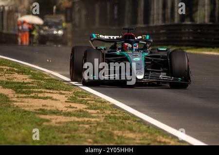 Monza, Italia - 21 giu 2024:, #12 Andrea Kimi Antonelli (ITA, Mercedes), sabato prove libere davanti alle qualifiche del GP d'Italia di F1 Foto Stock