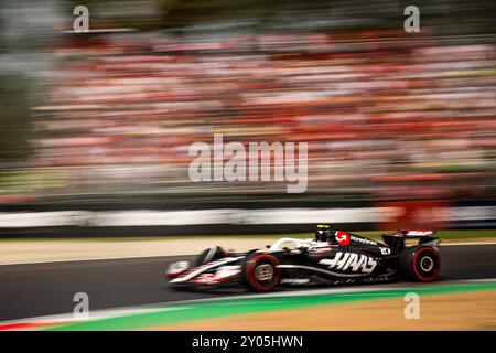 Monza, Italia - 21 giu 2024:, #27 Nico Hulkenberg (GER, HAAS), sabato prove libere davanti alle qualifiche del GP d'Italia di F1 Foto Stock