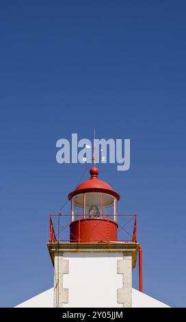 Faro di Cabo Carvoeiro, Algarve, Portogallo, Europa Foto Stock