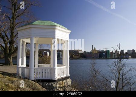 Pavilion on Djurgarden, Waldemarsudde, Stoccolma, Svezia, Europa Foto Stock