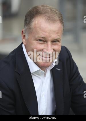 Ex calciatore tedesco Stefan Reuter Manager e Managing Director Sport FC Augsburg DFL DFB Fussball-Bundesliga Saison 2014-15, ex tedesco Foto Stock