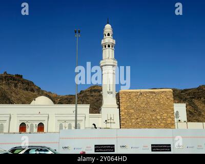 Medina, Arabia Saudita, giugno 27 2024: Il luogo della battaglia della trincea del Khandaq Ahzab o dei Confederati, faceva parte del conflitto tra i Musl Foto Stock