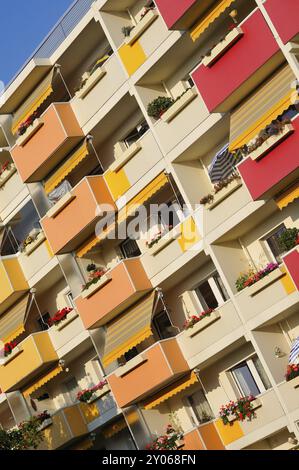 Nuovi appartamenti ristrutturati a Bautzen. Nuovi appartamenti ristrutturati a Bautzen Foto Stock