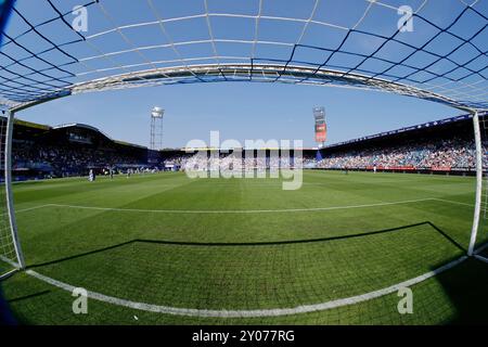 Zwolle, Paesi Bassi. 1 settembre 2024. ZWOLLE, PAESI BASSI - 1 SETTEMBRE: IL MAC? PARK stadion durante un incontro Eredivisie olandese tra PEC Zwolle e Heracles Almelo al MAC? PARK stadion il 1° settembre 2024 a Zwolle, Paesi Bassi. (Foto di Raymond Smit/Orange Pictures) credito: dpa/Alamy Live News Foto Stock