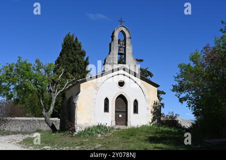 Cappella di San Michele o Cappella Saint Michel Lurs Alpes-de-Haute-Provence Francia Foto Stock