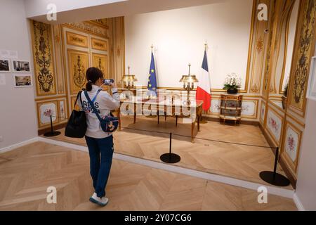 LA MAISON ELYSEE MAISON MUSEUM Foto Stock