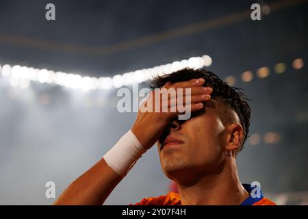 Ivan Jaime durante la partita della Liga Portogallo tra le squadre dello Sporting CP e FC Porto all'Estadio Jose Alvalade (Maciej Rogowski) Foto Stock