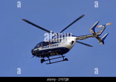 Elicottero della polizia Foto Stock